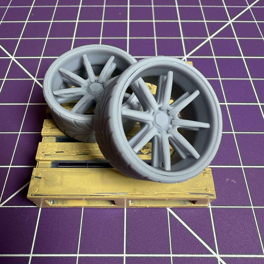 FORG 7 Spoke Wheel Set – Front & Rear Staggered