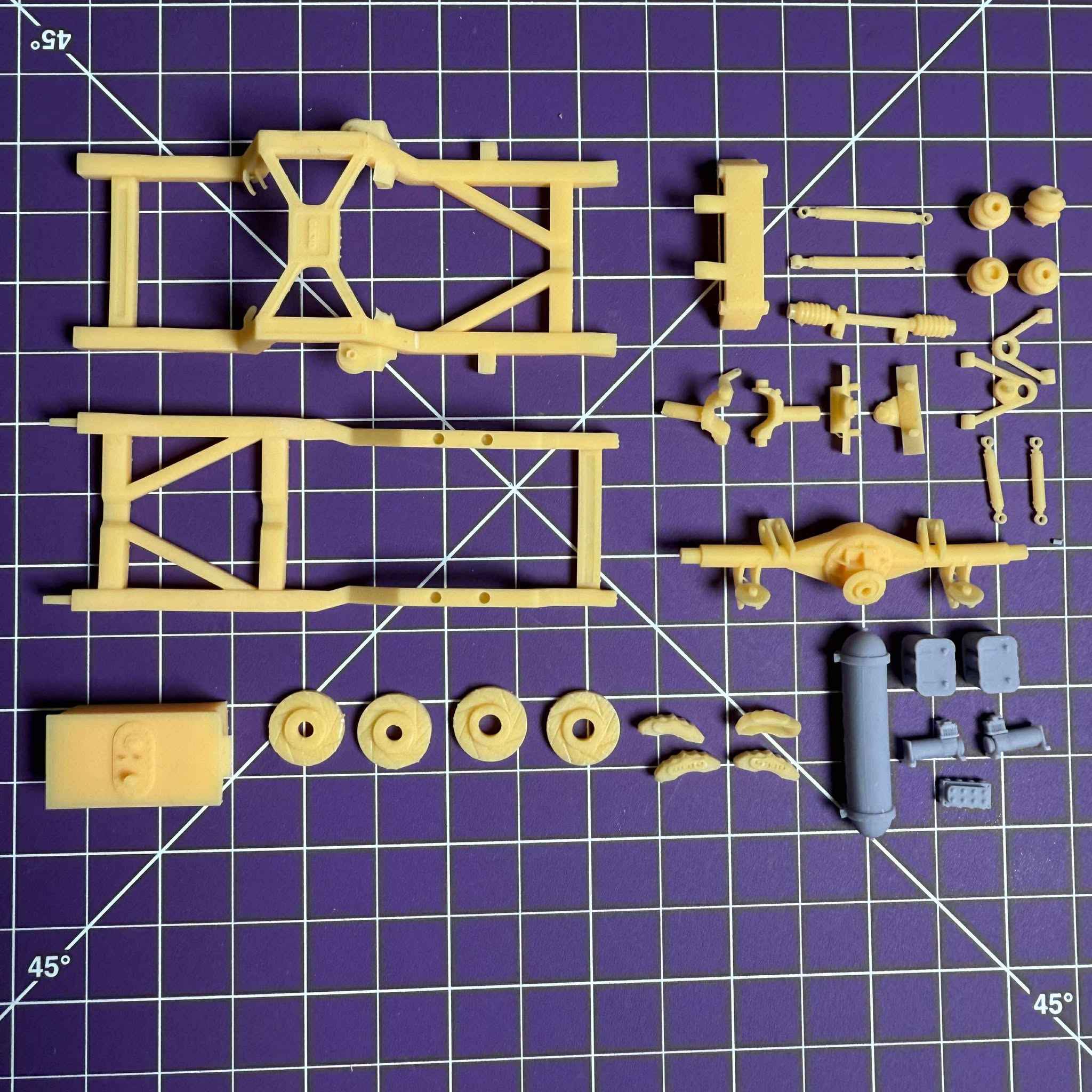 1966 Chevrolet Bagged Chassis Kit – Revell Fleetside Chevy