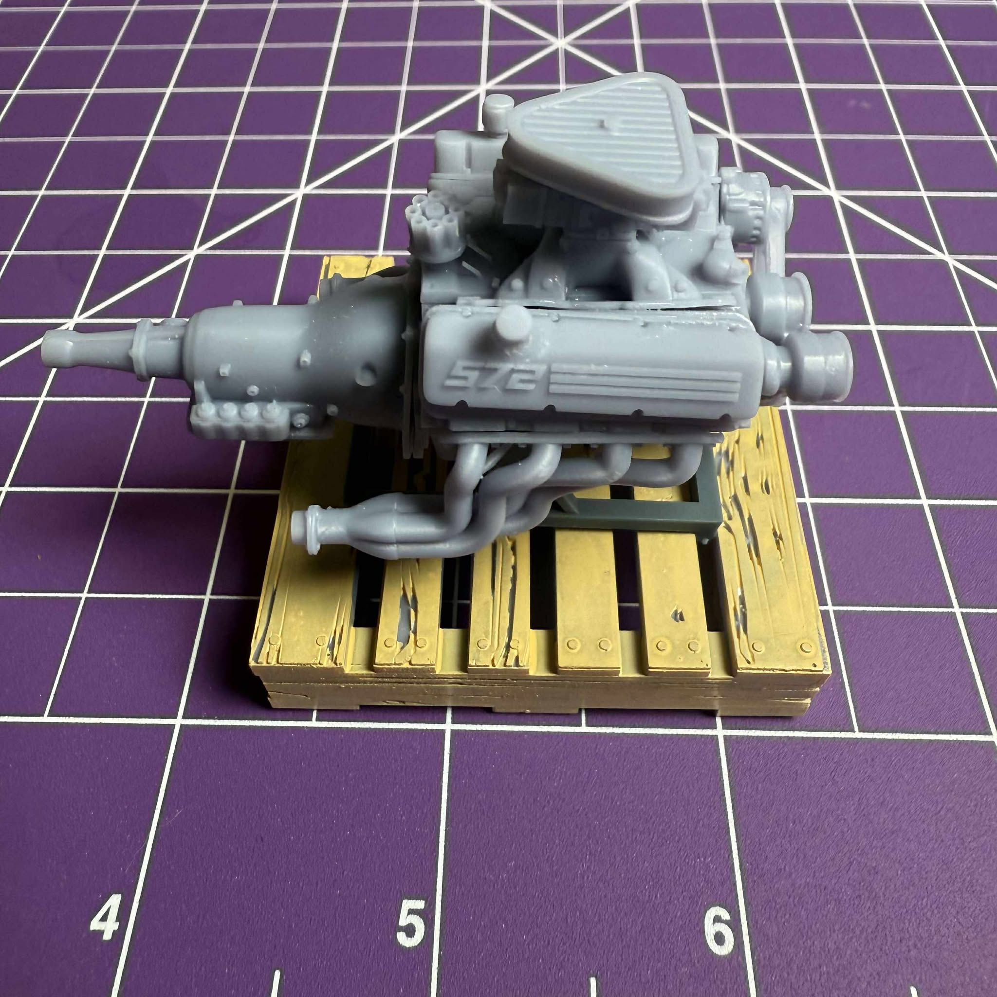 572 Big Block Base Engine Kit with Transmission – Model Maker's Workshop