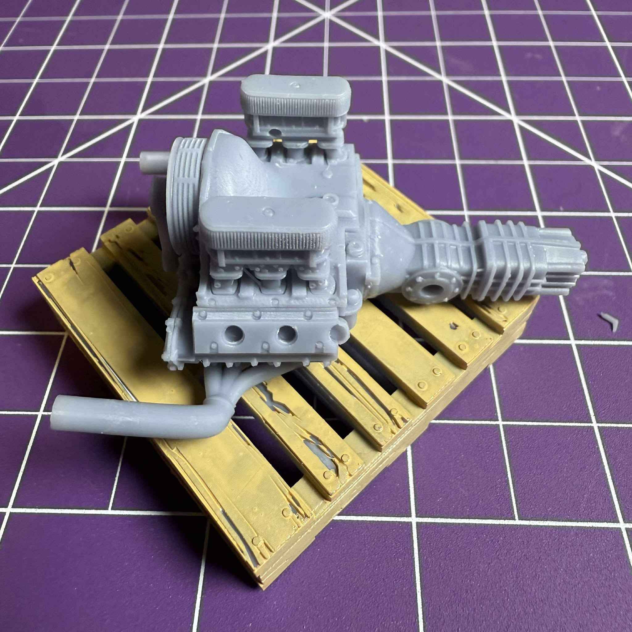 Flat Six Boxer Base Engine