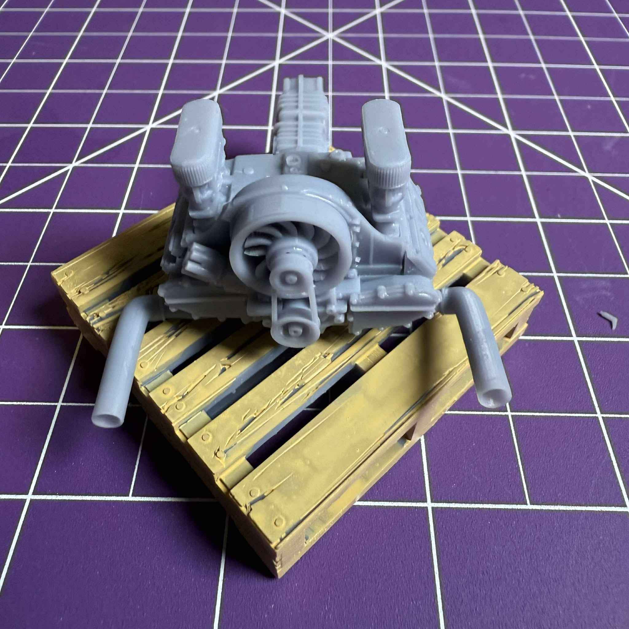 Flat Six Boxer Base Engine