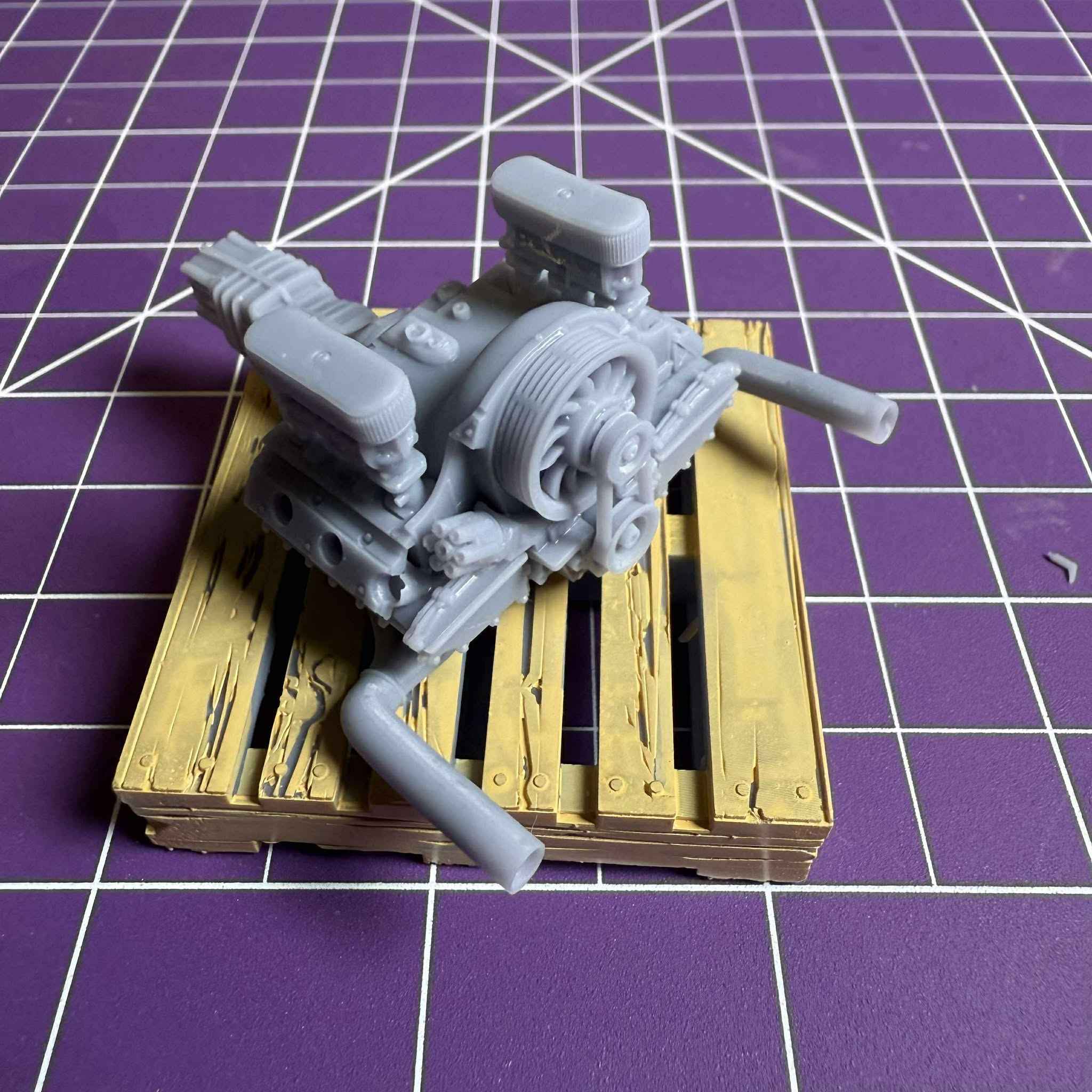 Flat Six Boxer Base Engine