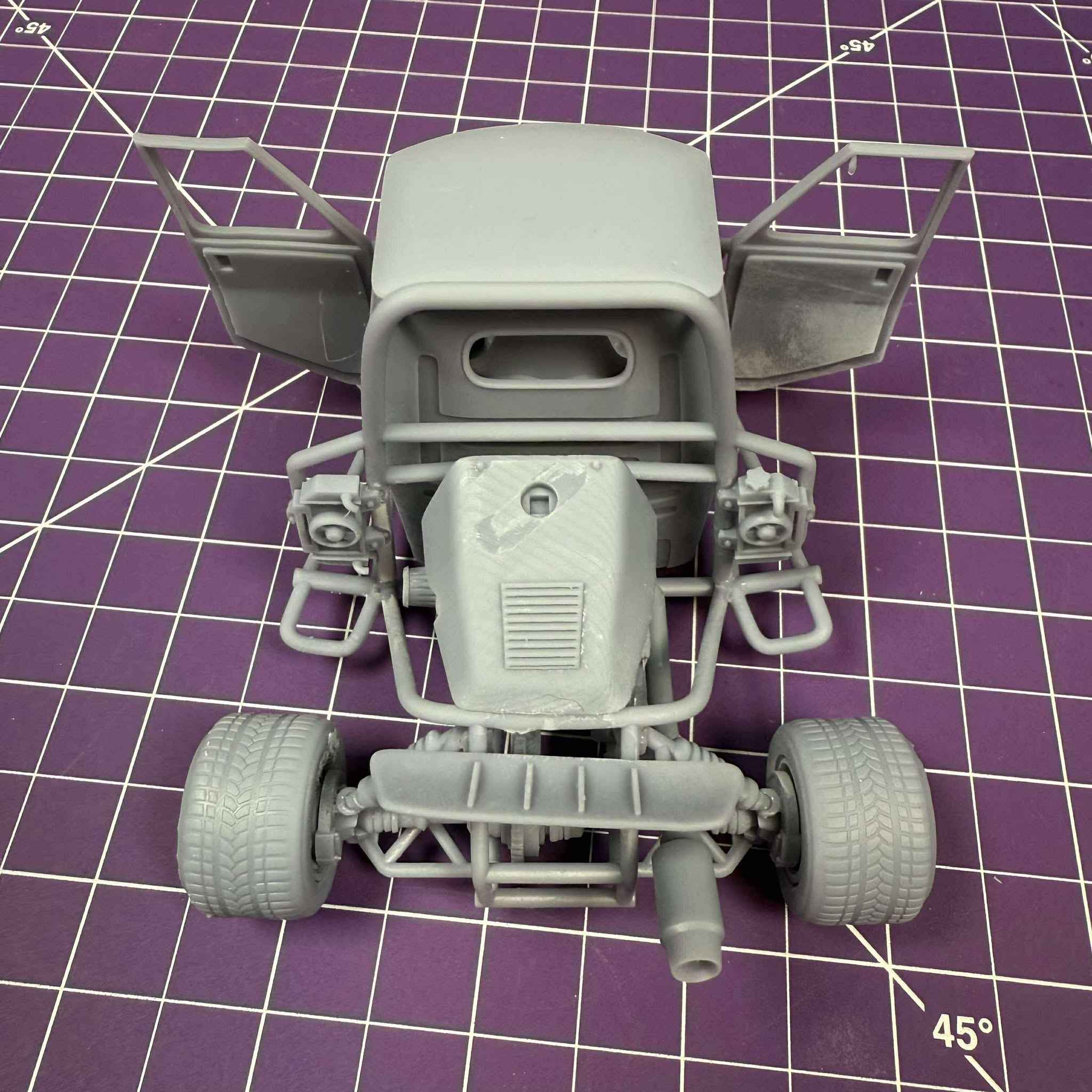 Turbo Proto 3-Wheeler Full Model Kit