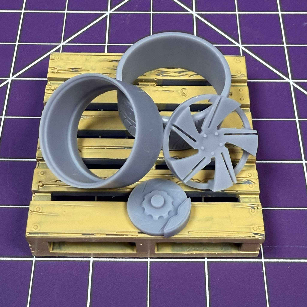 US Mag Phantom Concave Wheel & Tire Set