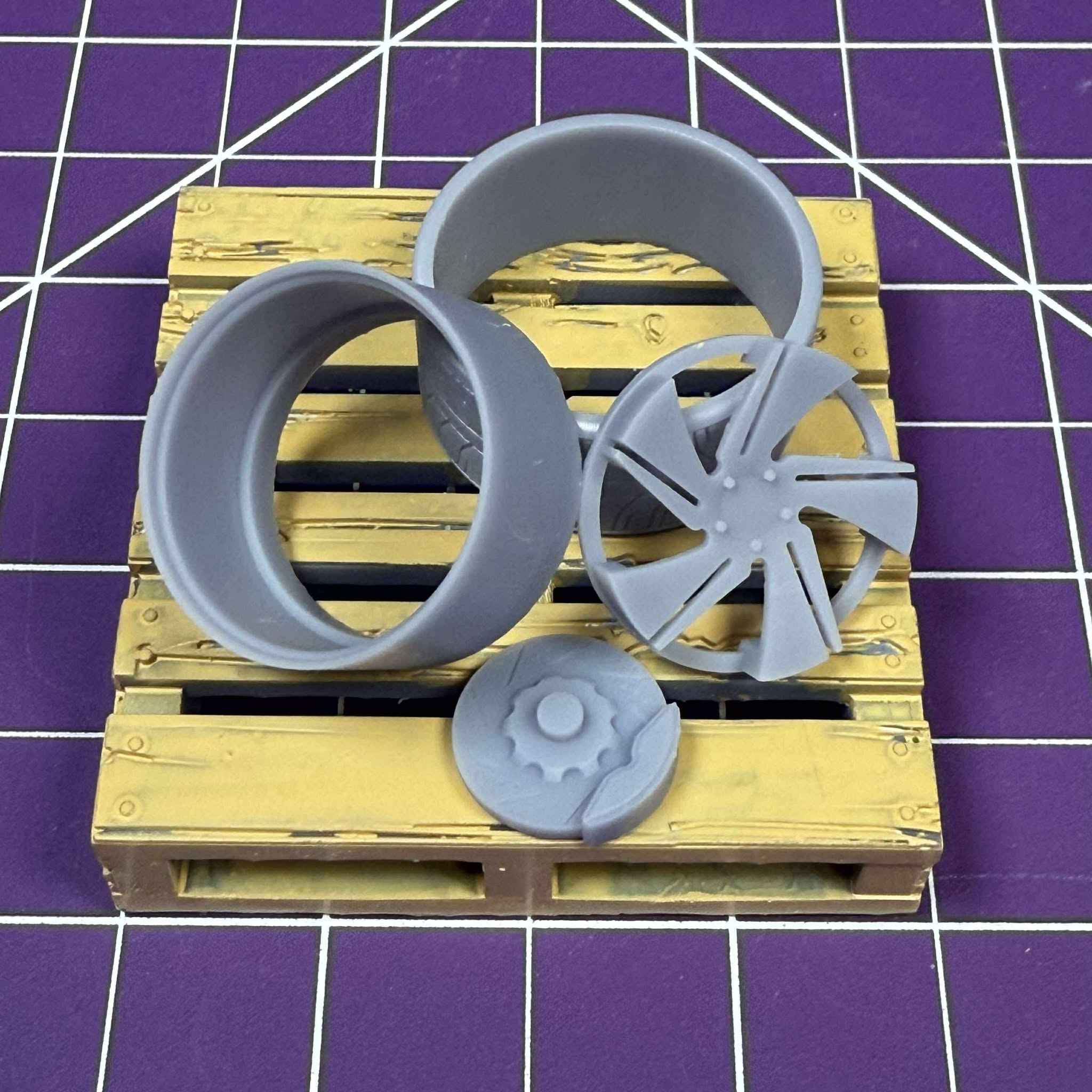 US Mag Phantom Concave Wheel & Tire Set