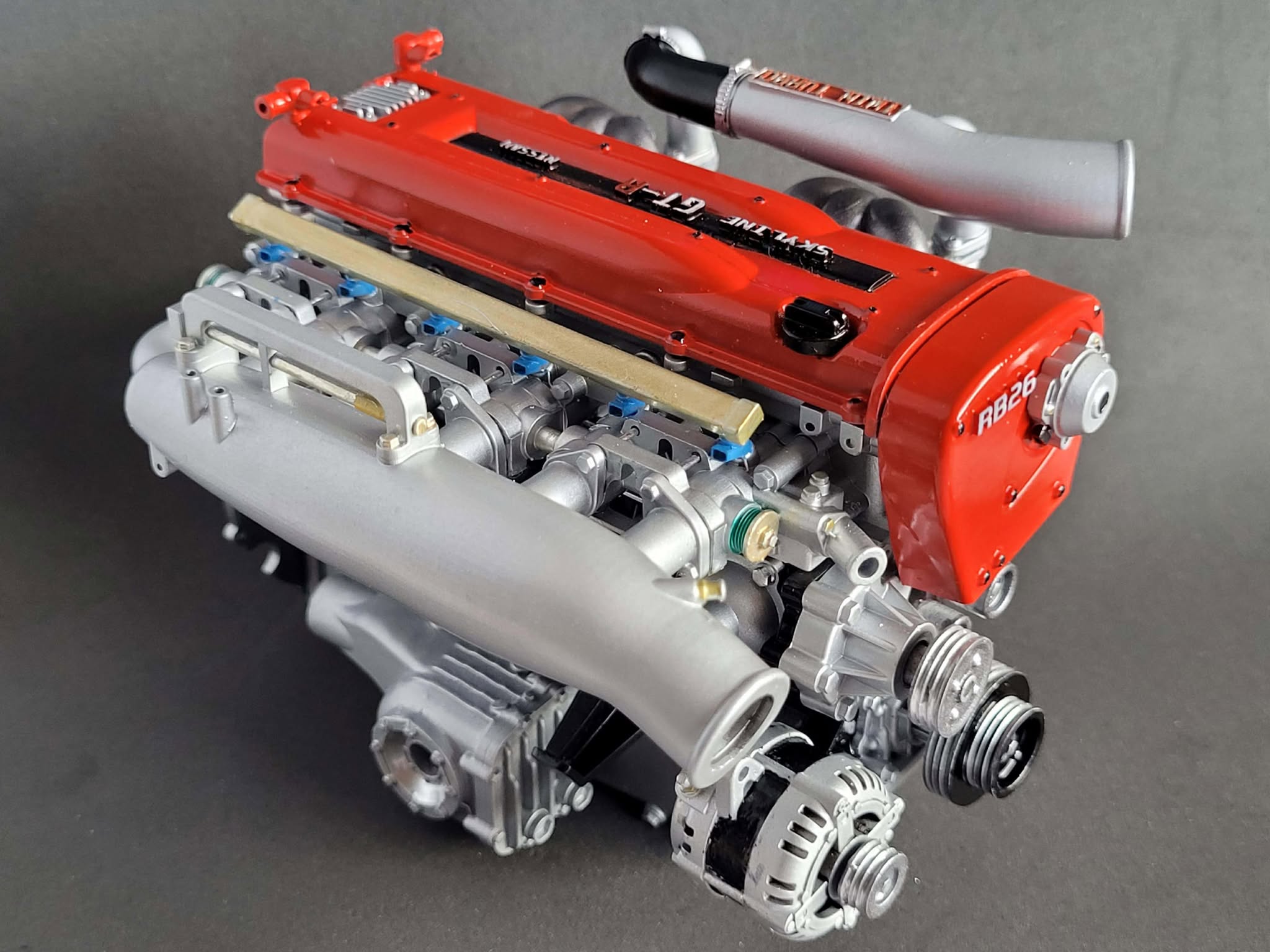 Nissan RB26 Skyline GT Twin Turbo Engine & Gearbox - Model Maker's Workshop