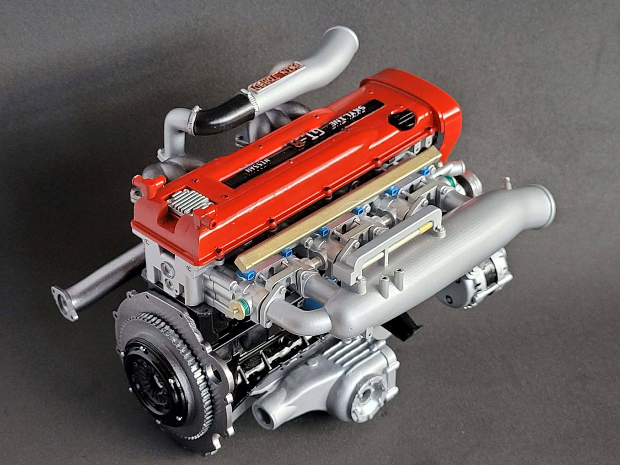 Nissan RB26 Skyline GT Twin Turbo Engine & Gearbox - Model Maker's Workshop