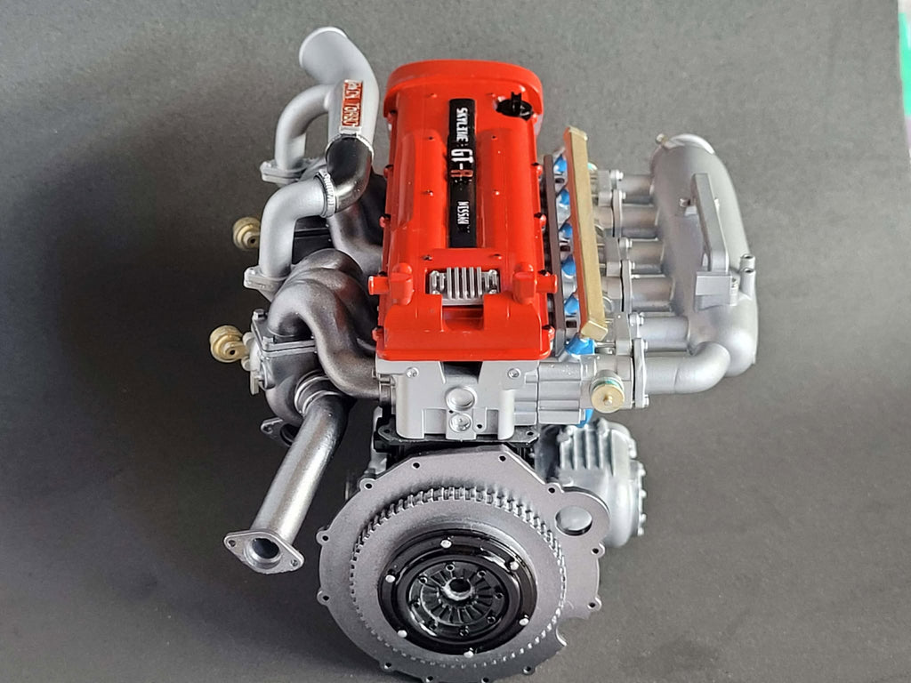 Nissan RB26 Skyline GT Twin Turbo Engine & Gearbox - Model Maker's Workshop
