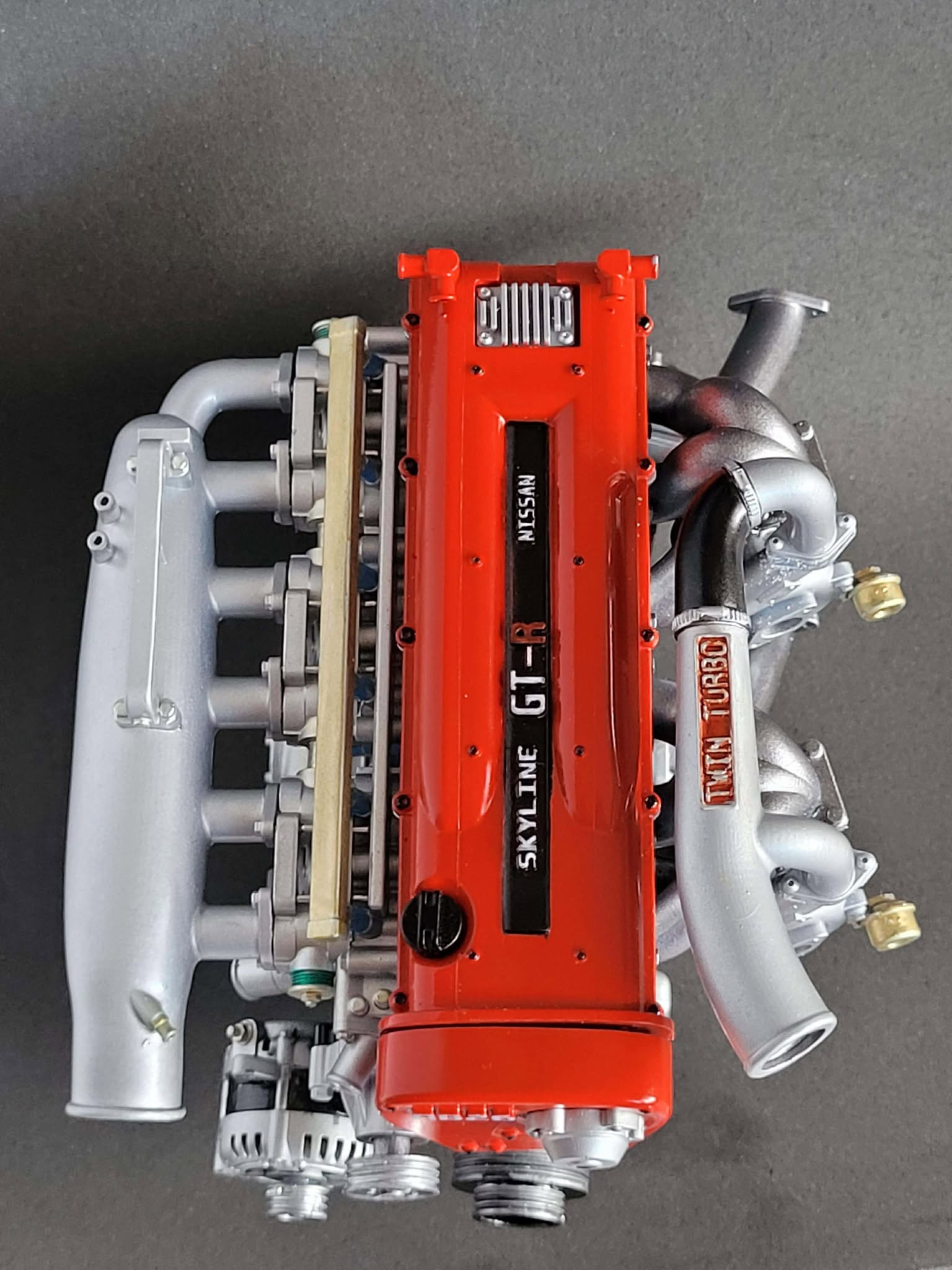 Nissan RB26 Skyline GT Twin Turbo Engine & Gearbox - Model Maker's Workshop