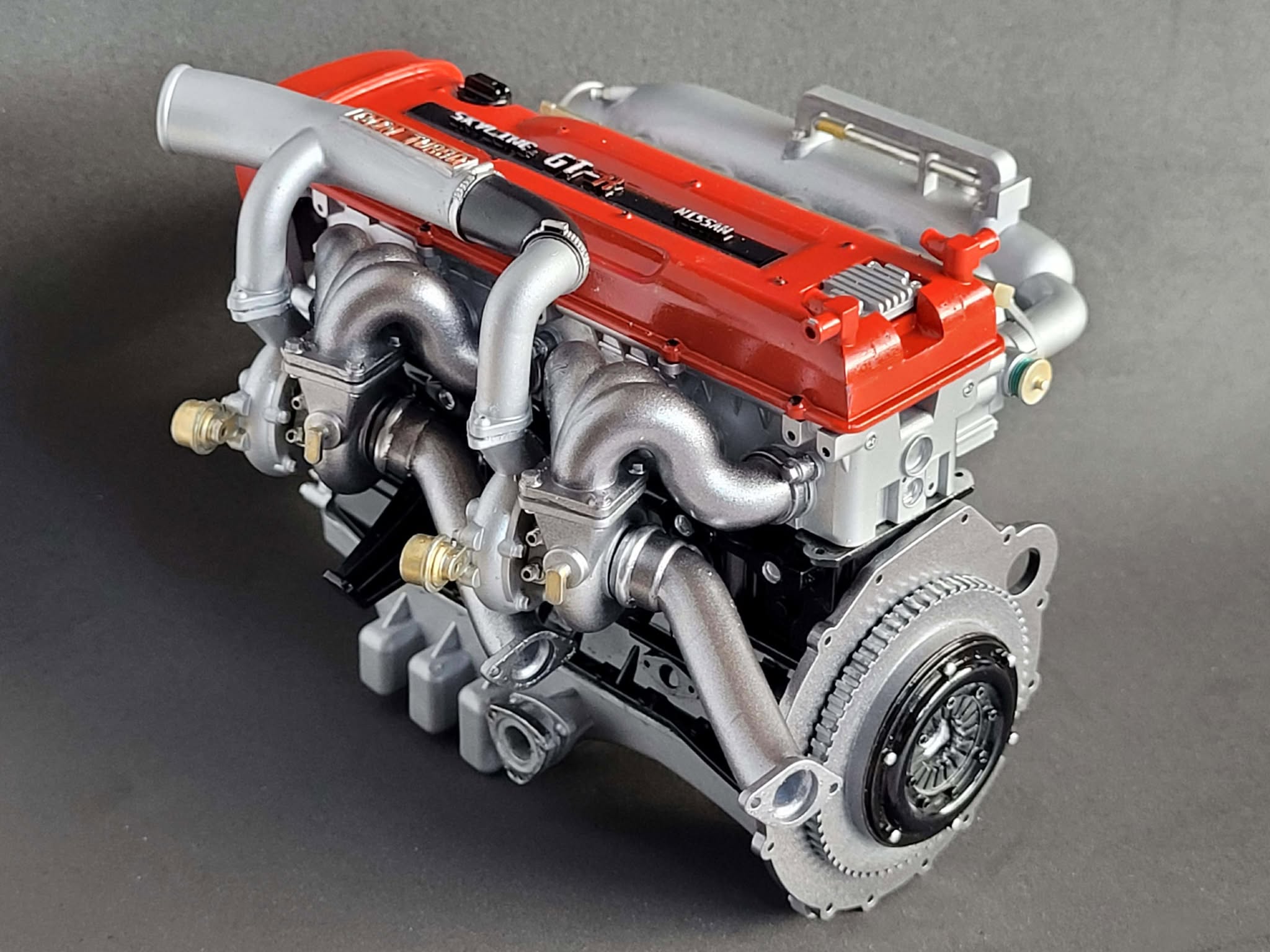 Nissan RB26 Skyline GT Twin Turbo Engine & Gearbox - Model Maker's Workshop