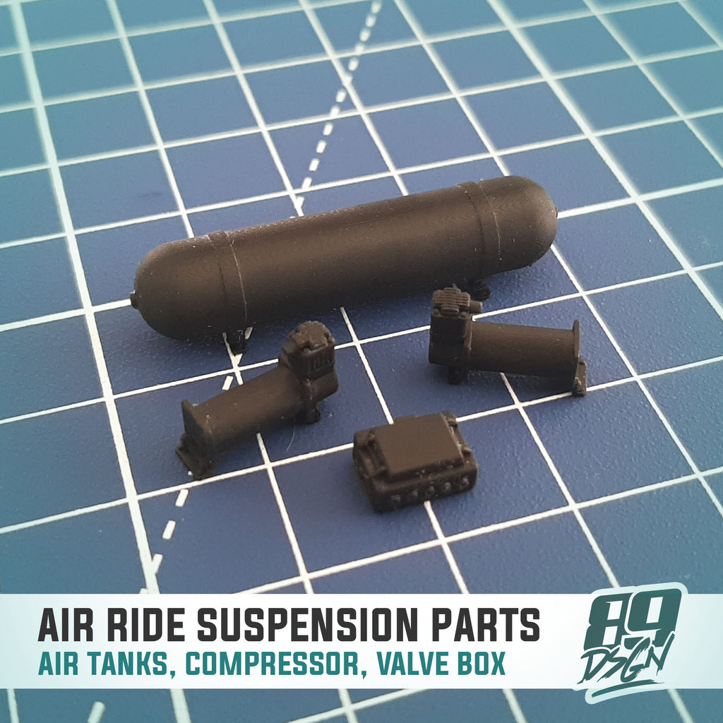 Single Tank Air Ride System w/ 2 Pumps & Controller - Model Maker's Workshop