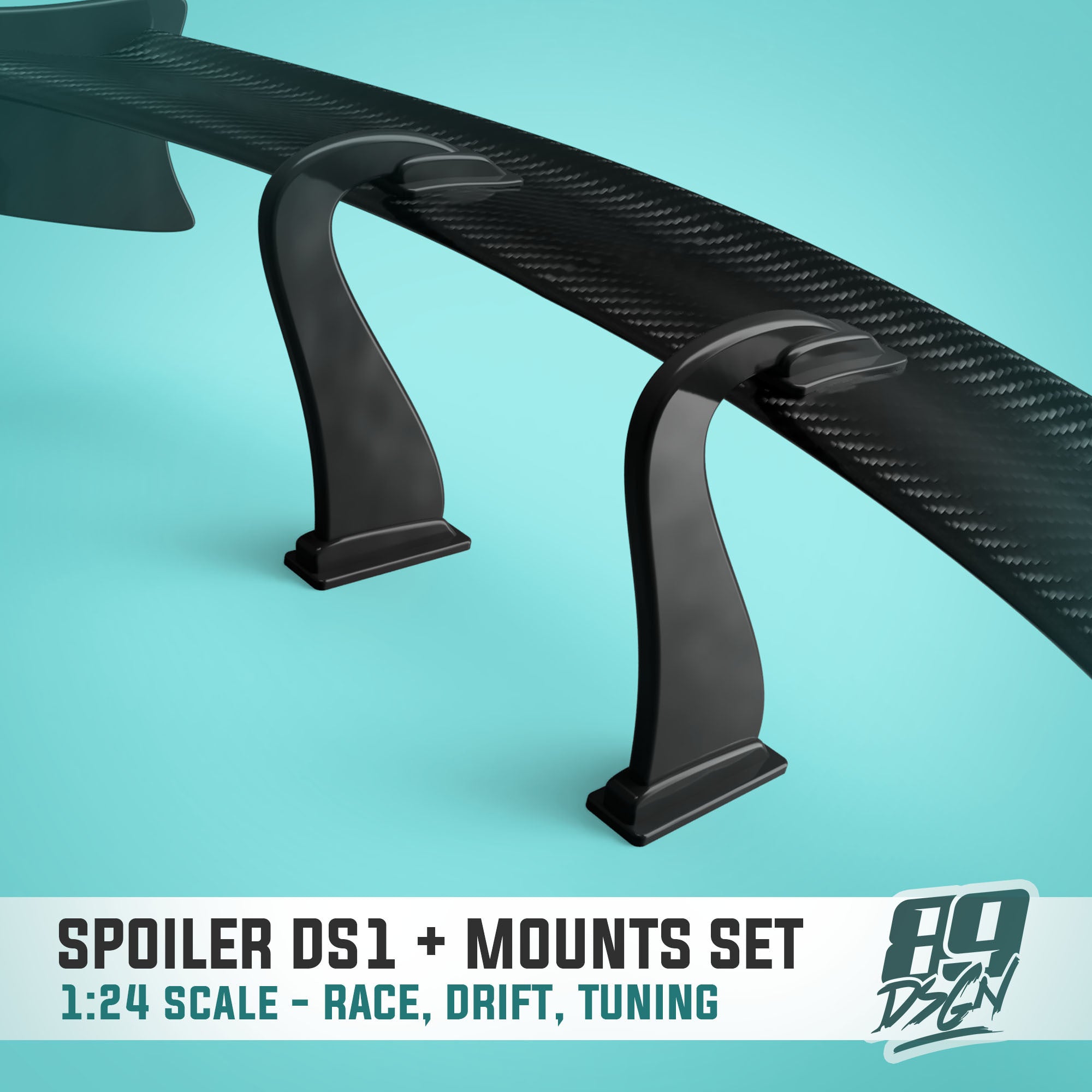 DS1 Fully Adjustable Spoiler Kit - Model Maker's Workshop