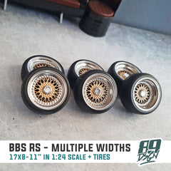 17" BBS RS 17 Wheel & Tire Set - 4 Widths