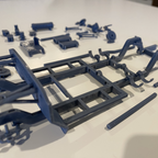 ’72 Chevy Fleetside Bagged Chassis Upgrade for AMT Kit