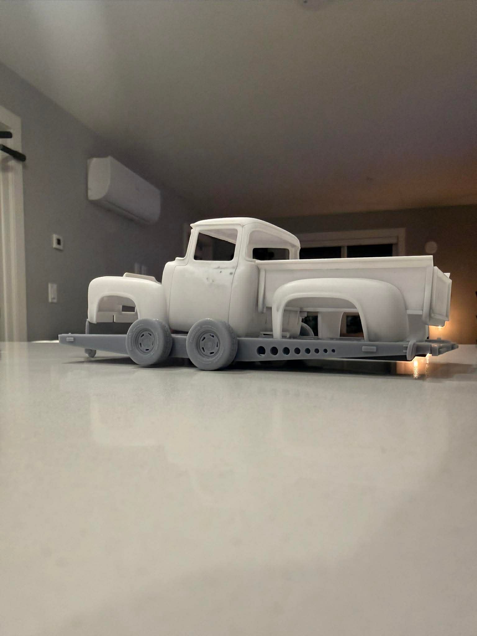 Long Haul Open Air Car Hauler Trailer - Model Maker's Workshop