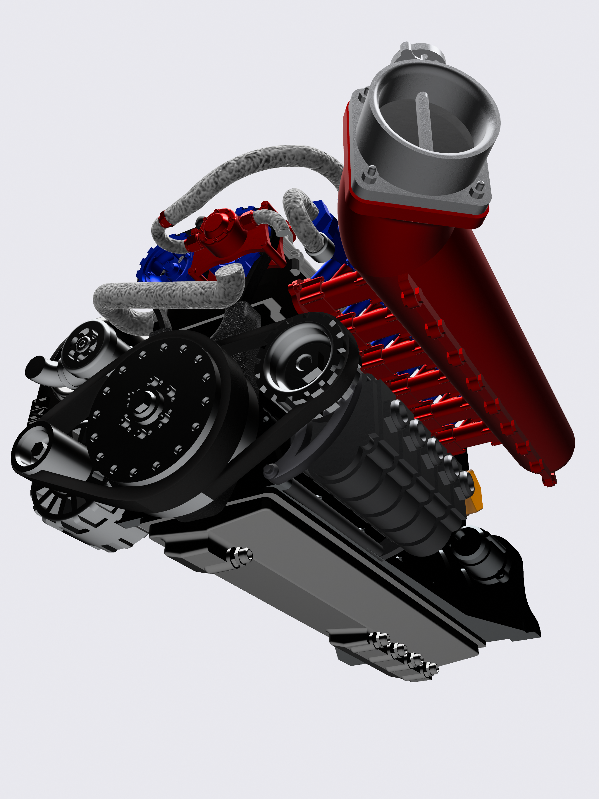 Toyota Titen Billet 2JZ Engine – 1/24 Scale