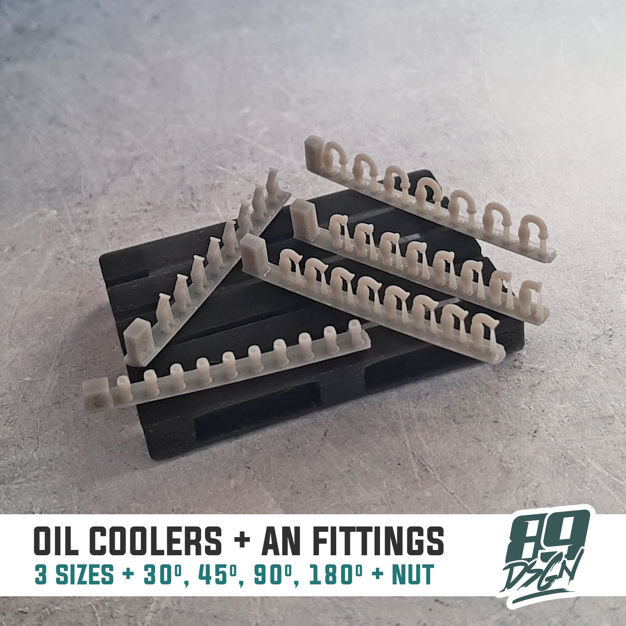 Assorted Universal Oil Coolers & AN Fitting Set - Model Maker's Workshop