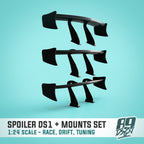 DS1 Fully Adjustable Spoiler Kit - Model Maker's Workshop