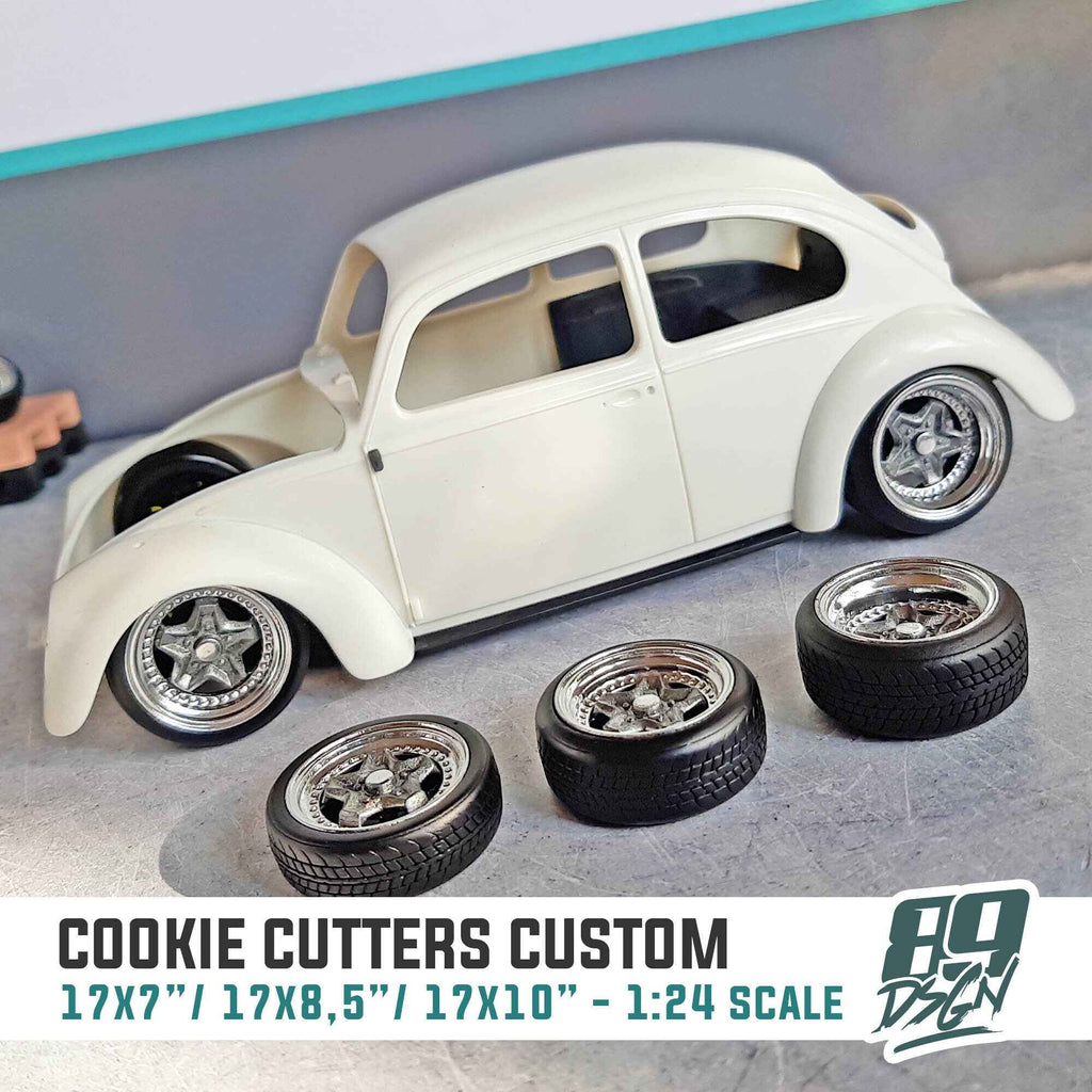 17" Porsche Cookie Cutter Wheel & Tire Set