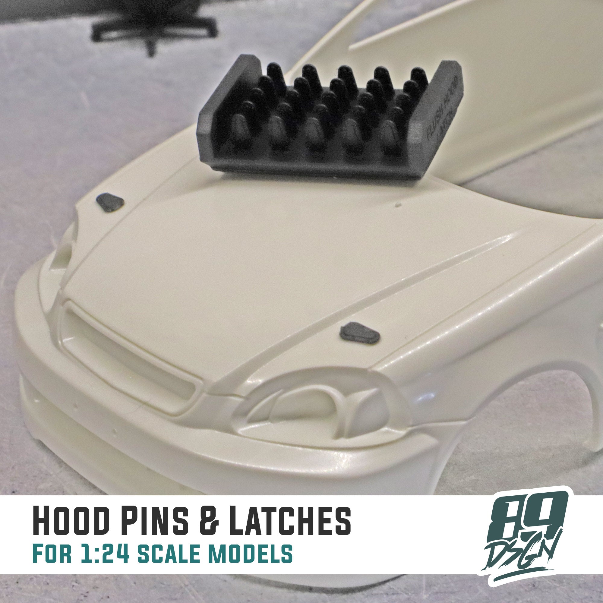 Assorted Hood Pin & Latch Sets - Model Maker's Workshop