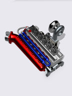 Toyota Titen Billet 2JZ Engine – 1/24 Scale