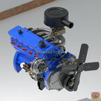 Chrysler Slant Six Base Engine w/ Options - Model Maker's Workshop
