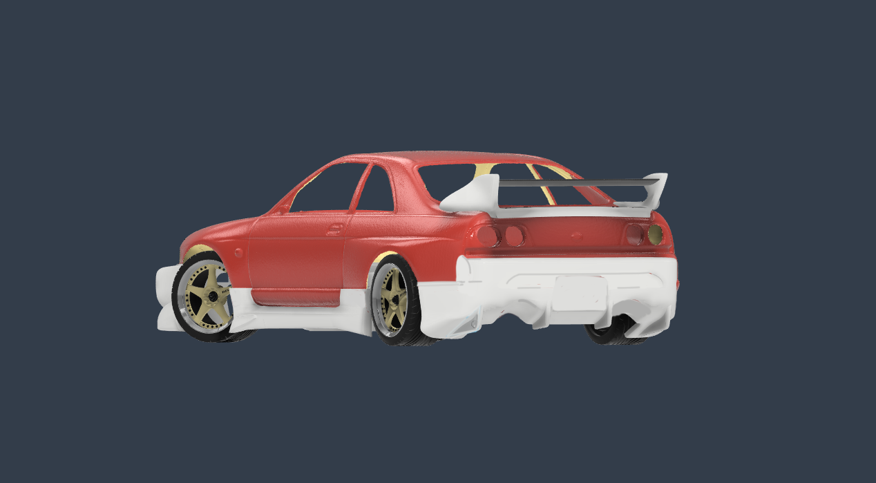 Fujimi Nissan Skyline R33 GT-R VeilSide Body Kit – 1/24 Scale