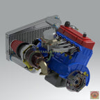 Chrysler Slant Six Turbo Engine w/ Intercooler - Model Maker's Workshop