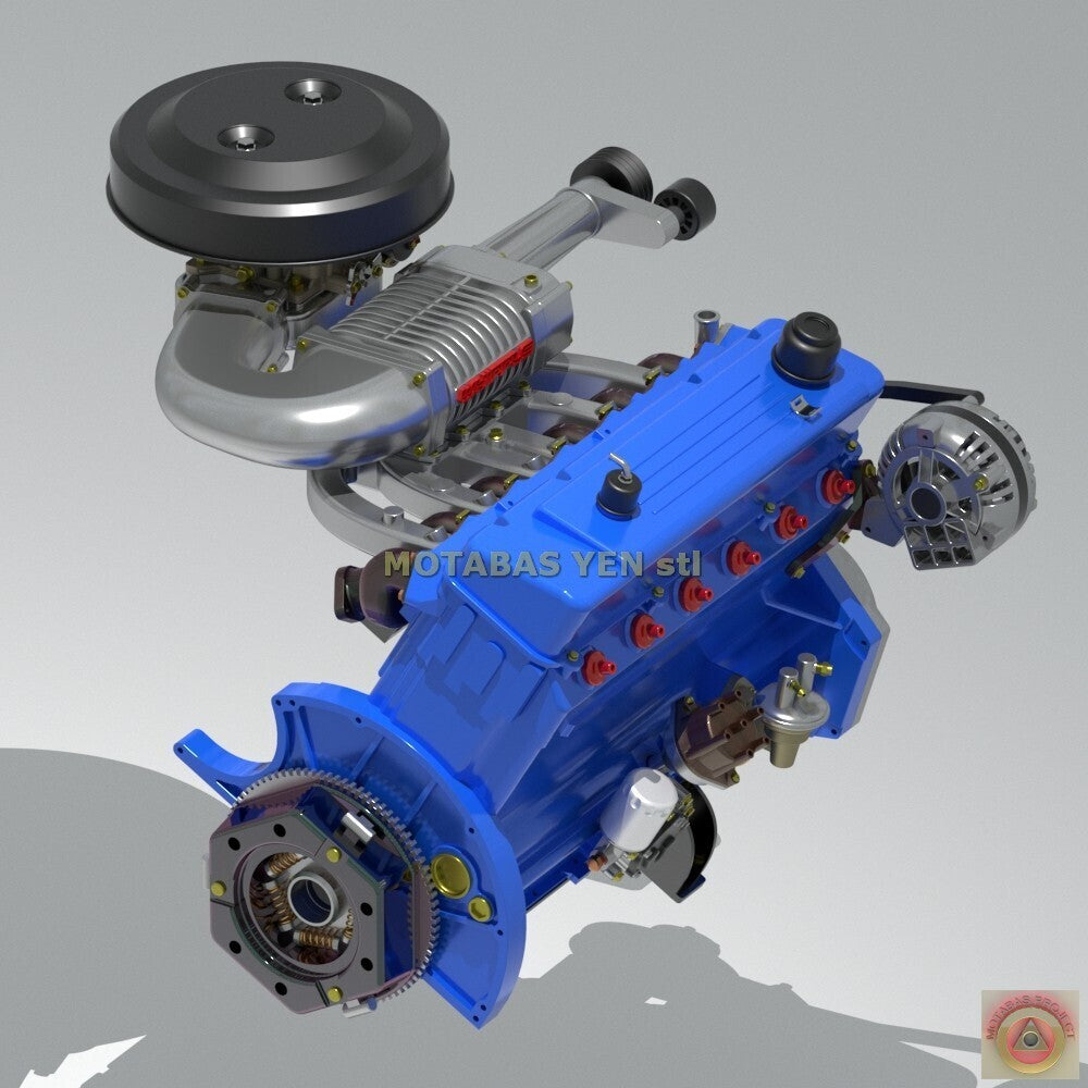 Chrysler Slant Six Supercharged Engine - Model Maker's Workshop