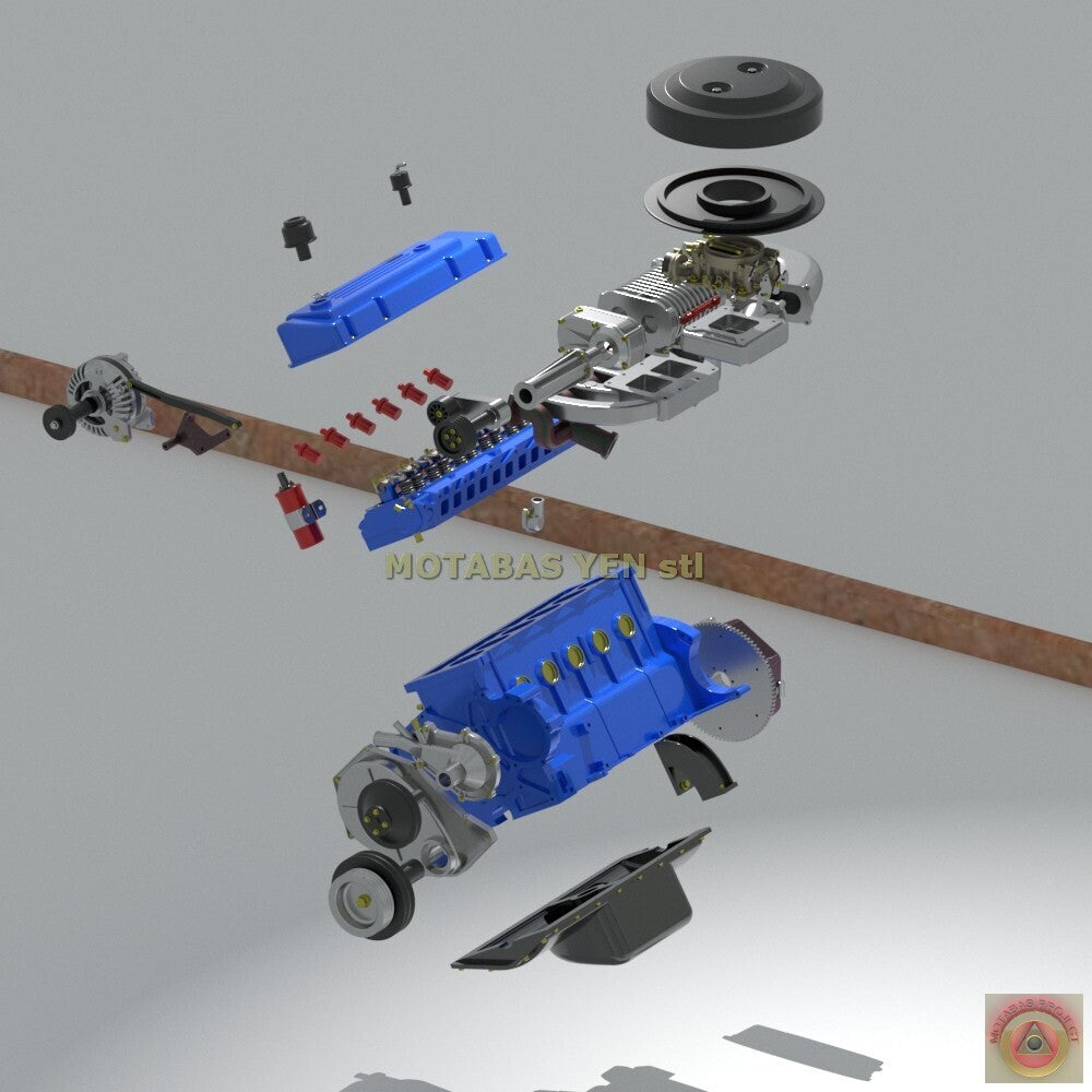Chrysler Slant Six Supercharged Engine - Model Maker's Workshop