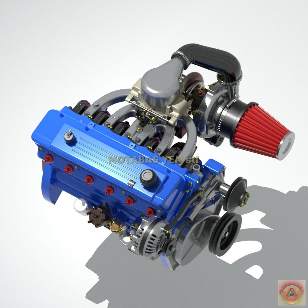 Chrysler Slant Six Turbo Engine - Model Maker's Workshop