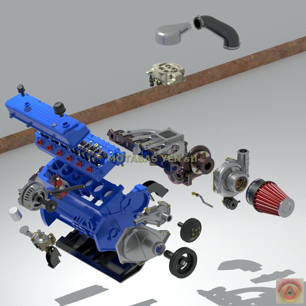 Chrysler Slant Six Turbo Engine - Model Maker's Workshop