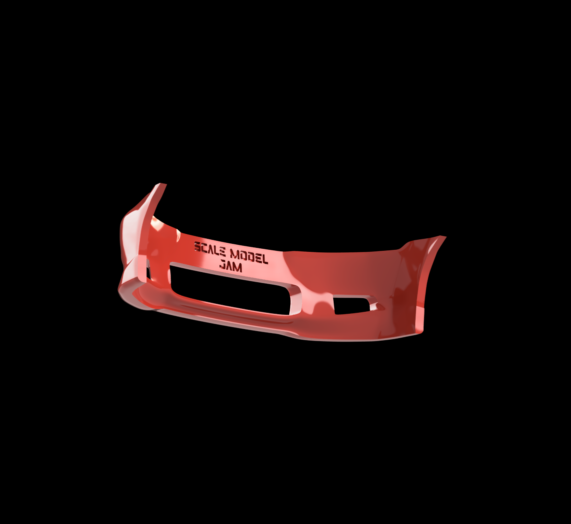 Honda Civic EK M&M-Style Front Bumper – 1/24 Scale