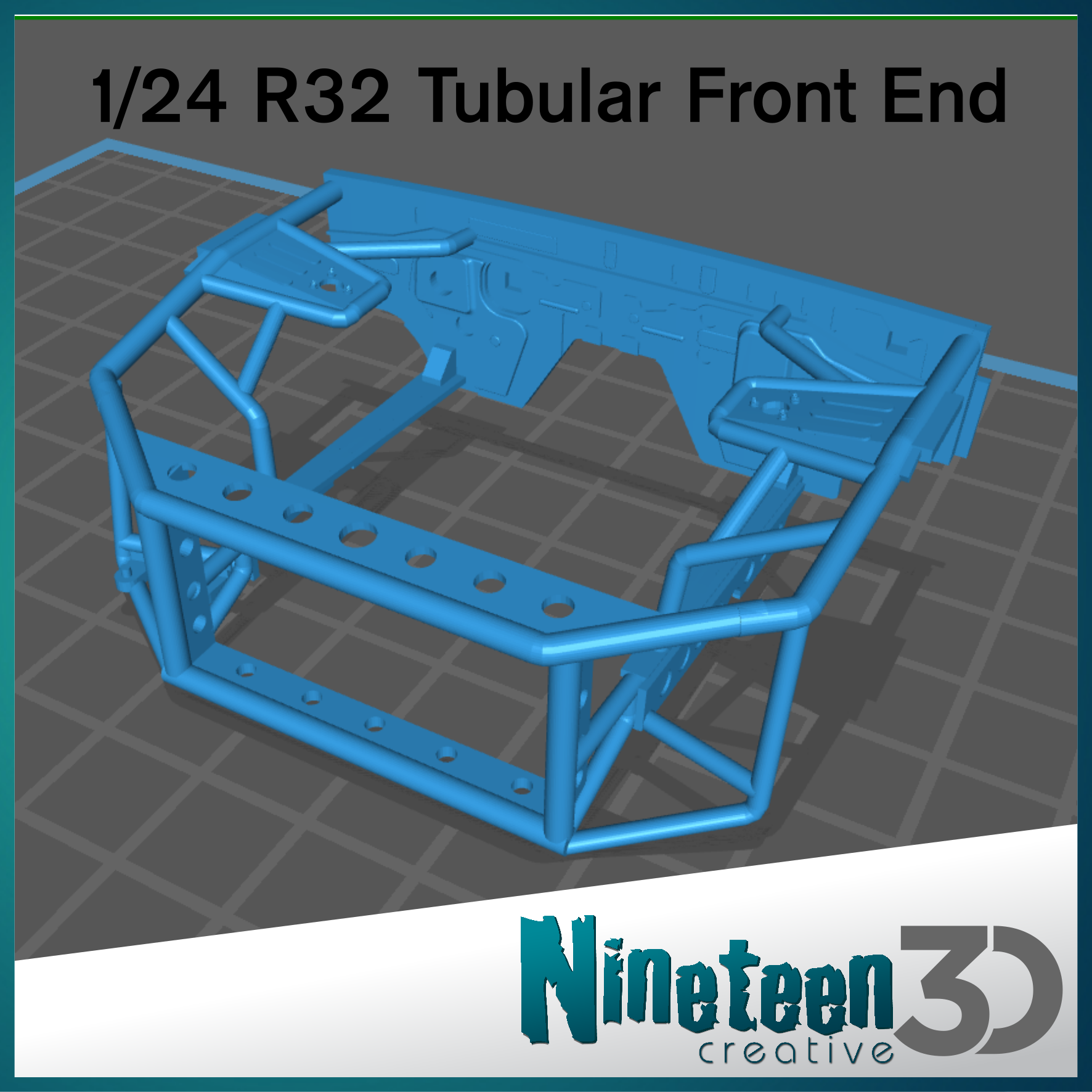 Tamiya R32 GT-R Tubular Front End Kit – 1/24 Scale