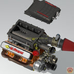 Dodge 440 Magnum Magnuson Supercharged Engine - Model Maker's Workshop