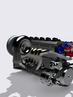 Toyota Titen Billet 2JZ Engine – 1/24 Scale