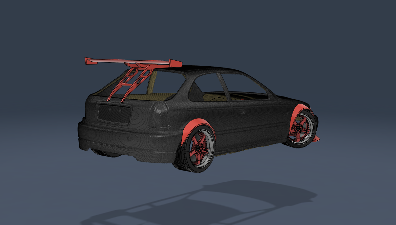 Fujimi Honda Civic EK Widebody Kit – 1/24 Scale