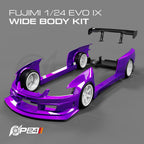 Mitsubishi EVO IX Wide Body Kit 1/24 Fujimi Evolution IX Kit - Model Maker's Workshop