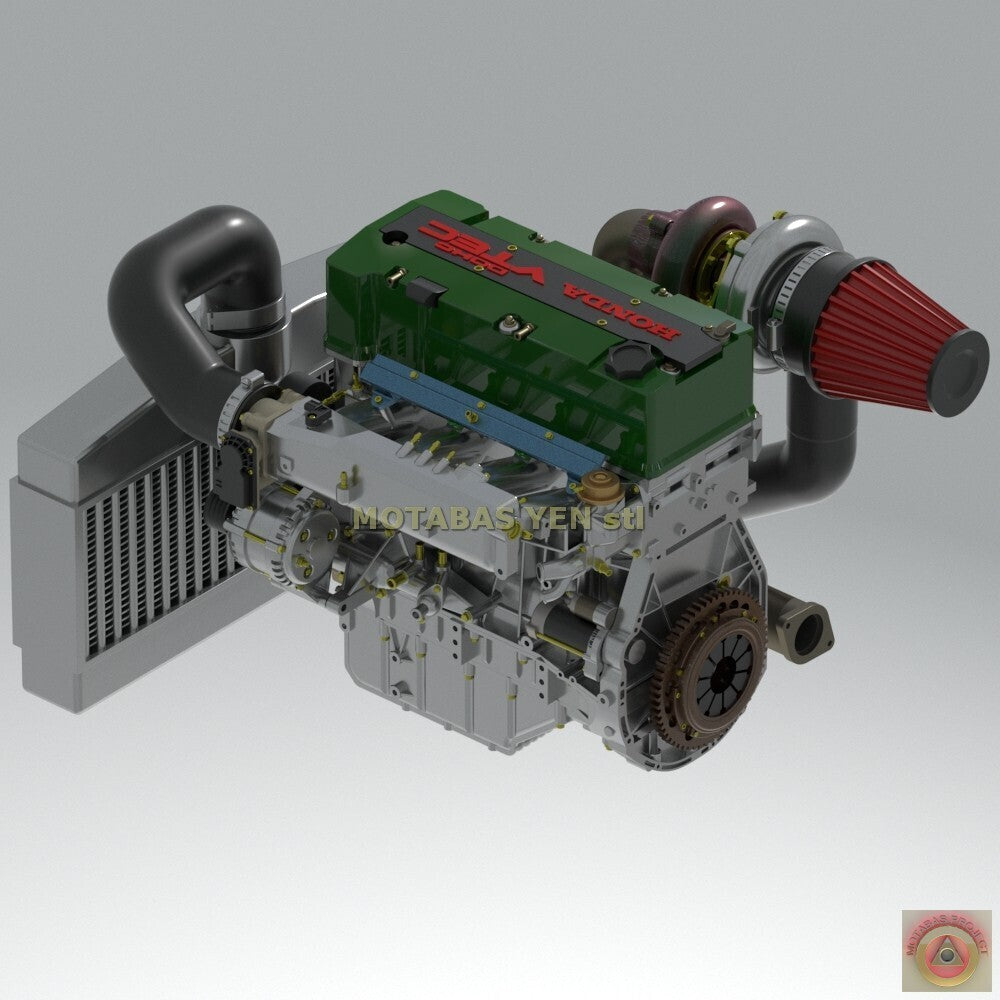 Honda S2000 Turbo F20C VTEC Engine & Manual Transmission - Model Maker's Workshop