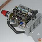 Honda S2000 Turbo F20C VTEC Engine & Manual Transmission - Model Maker's Workshop