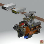 Dodge 440 Magnum Base Engine w/ Addons - Model Maker's Workshop