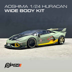 Aoshima Lamborghini Huracán LP610-4 Fighter Jet Widebody Kit – 1/24 Scale