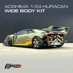 Aoshima Lamborghini Huracán LP610-4 Fighter Jet Widebody Kit – 1/24 Scale