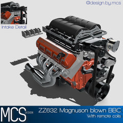 Magnuson Supercharged Chevrolet ZZ632 Engine & Transmission