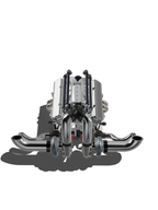 Twin-Turbo Small Block Chevrolet Engine & Reid Rossler Transmission – 1/25 Scale