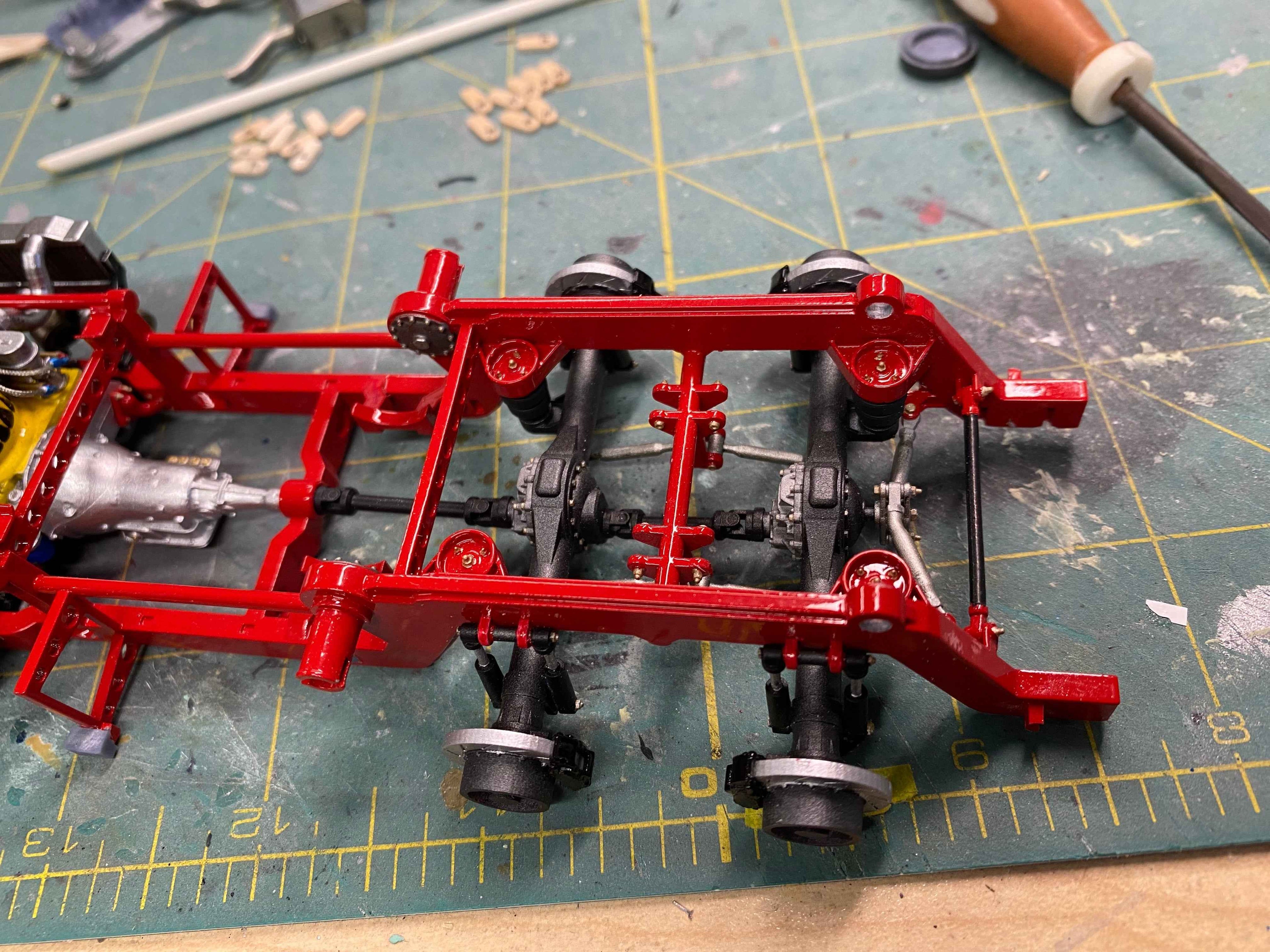 6×6 Adjustable Bagged Truck Chassis – 1/25 Scale