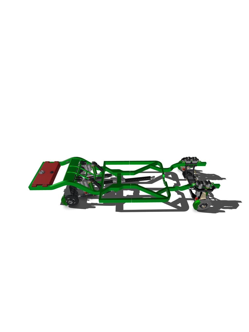 Lifted 2WD Off-Road Chassis System – 1/25 Scale