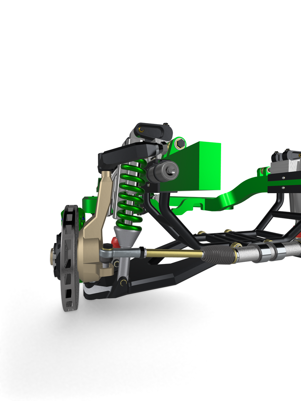 Lifted 2WD Off-Road Chassis System – 1/25 Scale