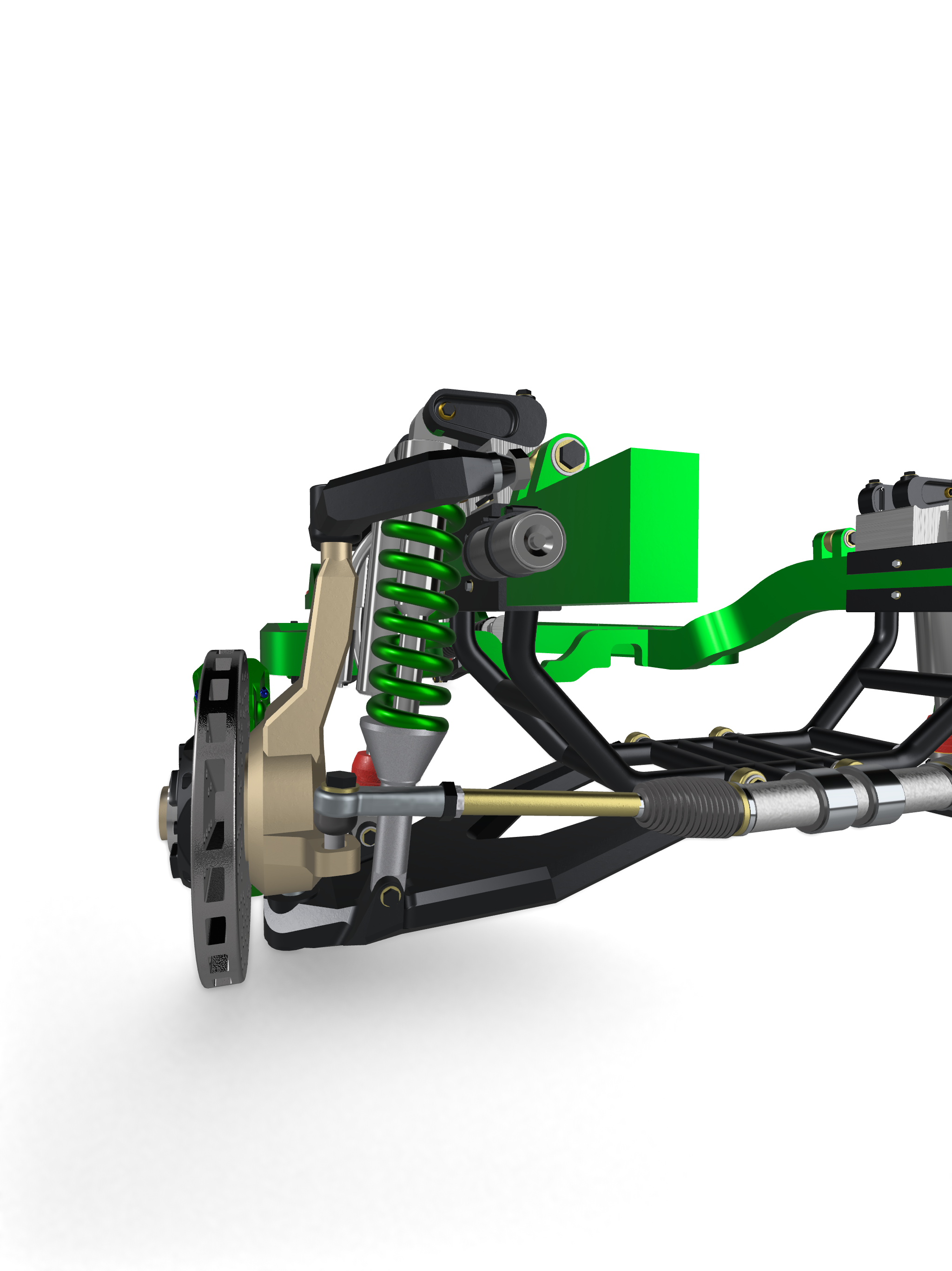 Lifted 2WD Off-Road Chassis System – 1/25 Scale