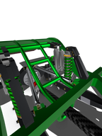 Lifted 2WD Off-Road Chassis System – 1/25 Scale